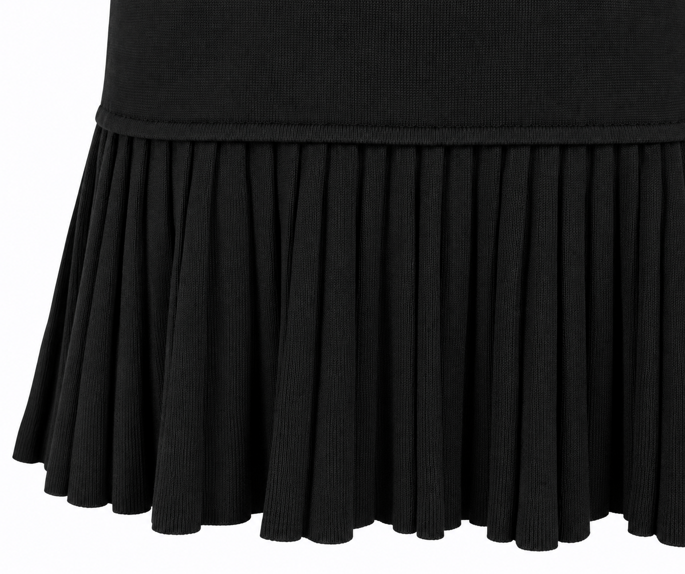 Rochie dreaptă neagră din lână Rochie dreaptă neagră din lână